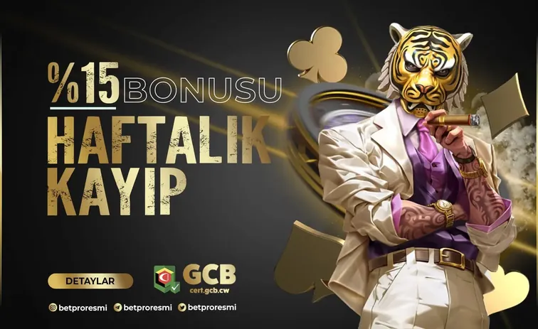 Haftalık Extra %15 Kayıp Bonusu